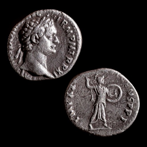 Domitian denarius ad - domitian, 91